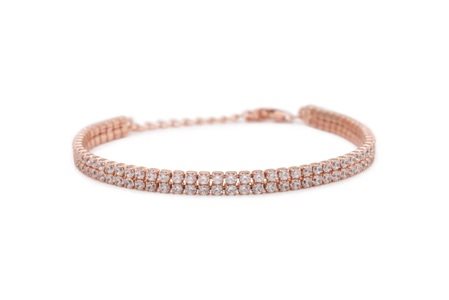 Bracciale Dilvdò Donna TENNIS in Argento Zircone BRTCRB2F - BRTCRB2F